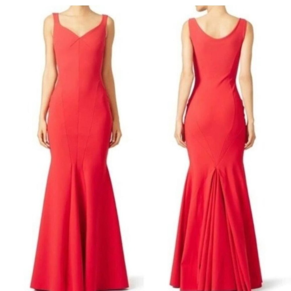 La Petite Robe di Chiara Boni Red Whitney Gown Size 46 (10)